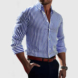 Cormac - Striped Overshirt Jacket