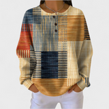 Fiadh | Colourful Patchwork Pattern Jumper