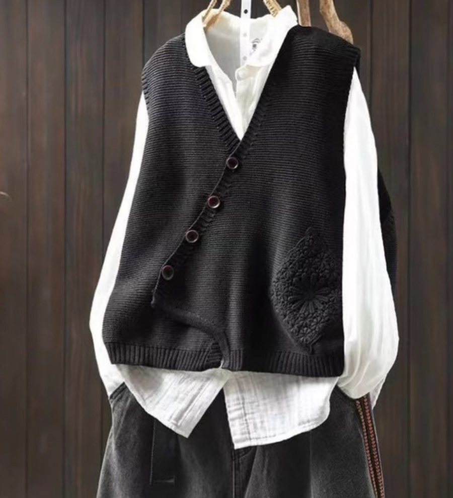 Maeve - Off-Center Cardigan
