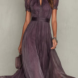 Fionnuala - Long Dress in Opulent Fabric