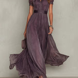 Fionnuala - Long Dress in Opulent Fabric