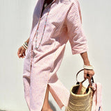 Muireann - Chic Striped Blouse