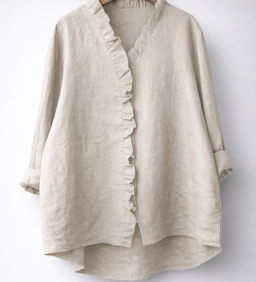 Saoirse - Elegant Ruffled Tunic