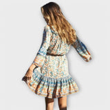 Gráinne - Floral Print Mini Dress