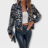 Ailís - Chic Leopard Print Jacket