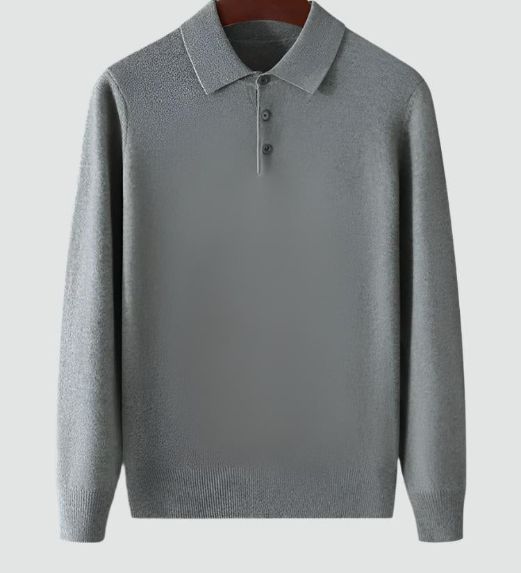 Ronan - Cozy Polo Sweater