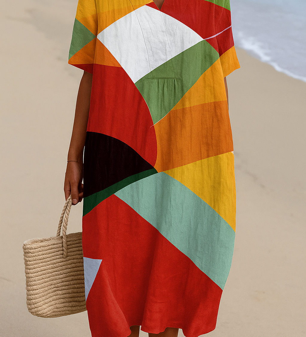 Aoibheann - Flowy Knee-Length Sundress