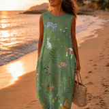 Eibhlín - Woodland Boho Midi Dress