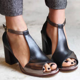 Aoibhinn - Colourful Patchwork Heeled Sandals