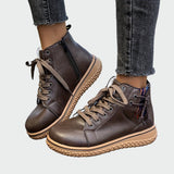 Saoirse - Black Athletic Ankle Boots