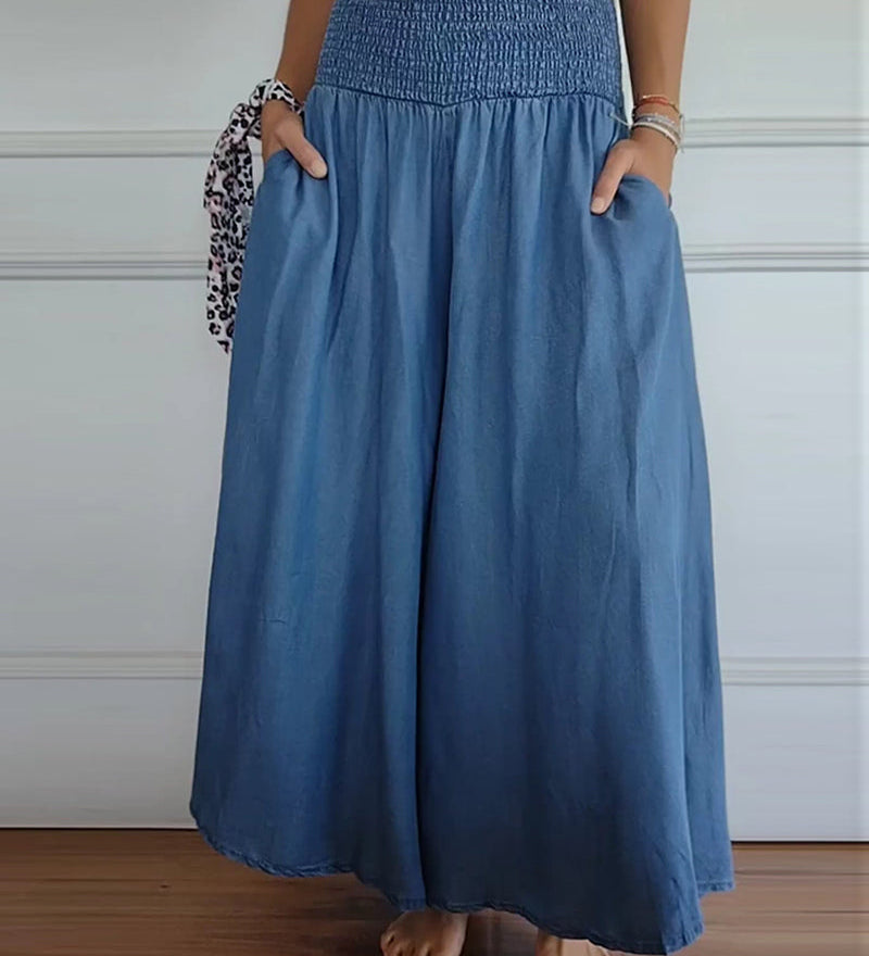 Gormfhlaith - Chic High-Waisted Trousers