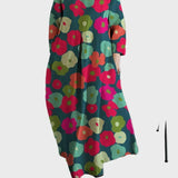 Gormfhlaith - Elegant Floral Maxi Dress