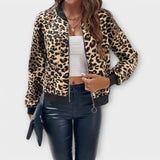 Ailís - Chic Leopard Print Jacket