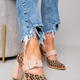 Sláine - Leopard Print Sandals