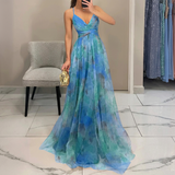 Aoibhinn - Elegant Floral Maxi Dress