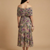 Caoimhe - Pleated V-Neck Maxi Dress