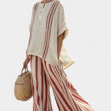 Aisling - Stylish Striped Ensemble