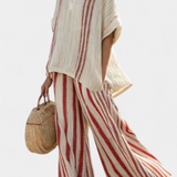 Aisling - Stylish Striped Ensemble