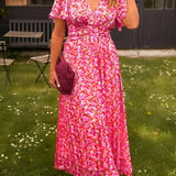 Éabha - Elegant Floral Maxi Dress
