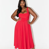 Brighid - Chic Midi Dress
