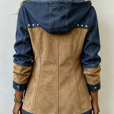 Aileen - Patchwork Hooded Jacket