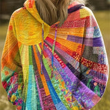 Onóra | Rainbow Patchwork Cardigan
