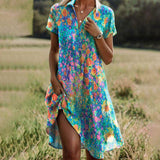 Aoife - Boho Chic Midi Dress