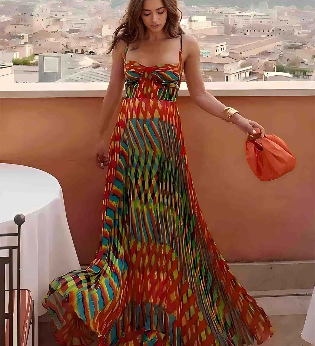 Moira - Artistic Long Maxi Dress
